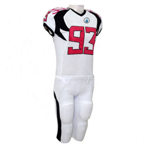 American football uniform 62